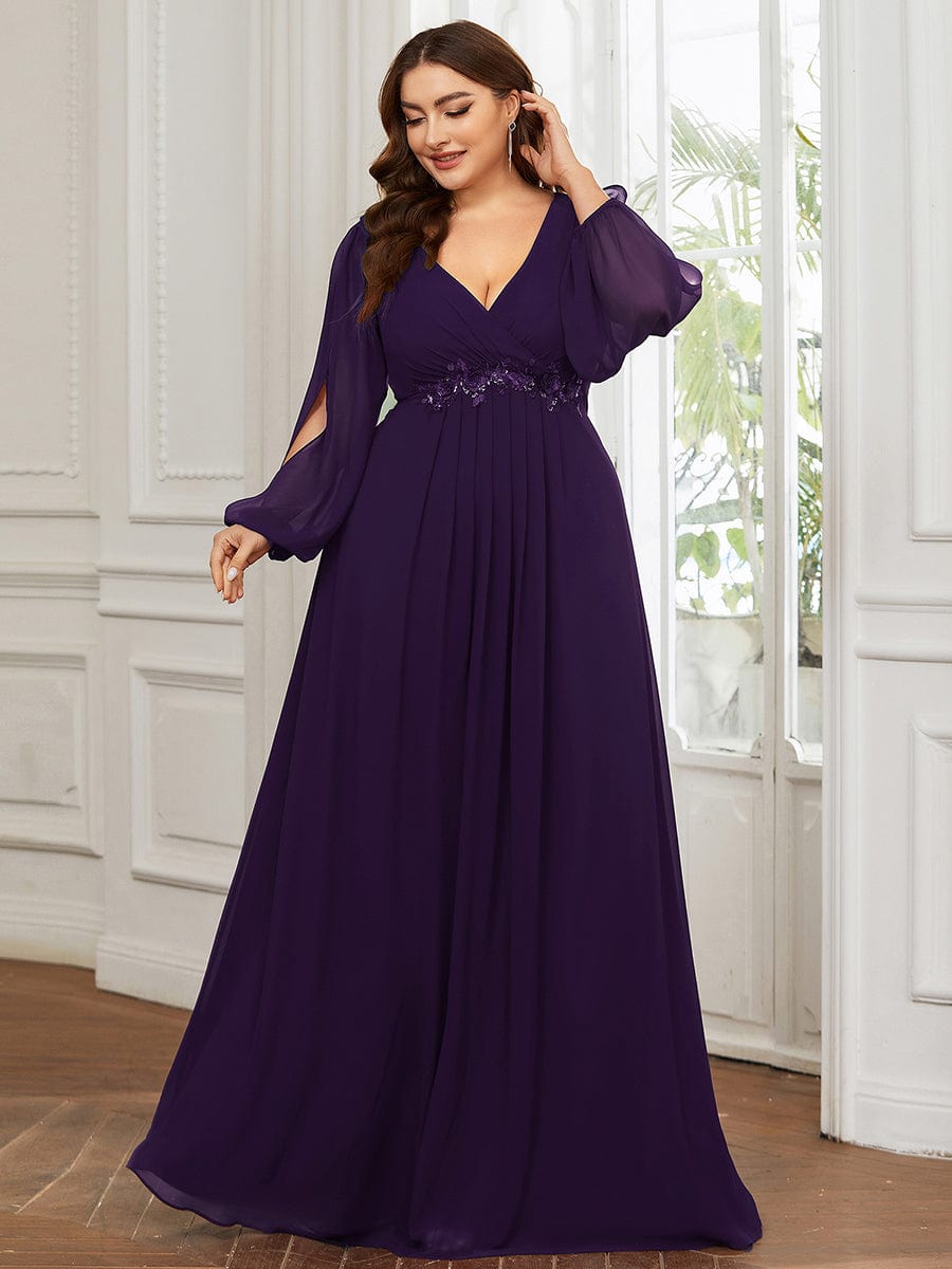 lilac plus size dress